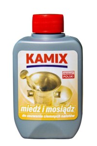 Kamix Miedź i Mosiądz Płyn do czyszczenia przedmiotów z mosiądzu i miedzi 125ml